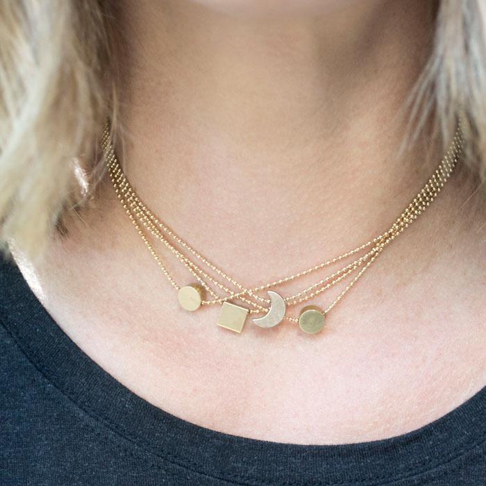 Unstamped Ball Chain Choker