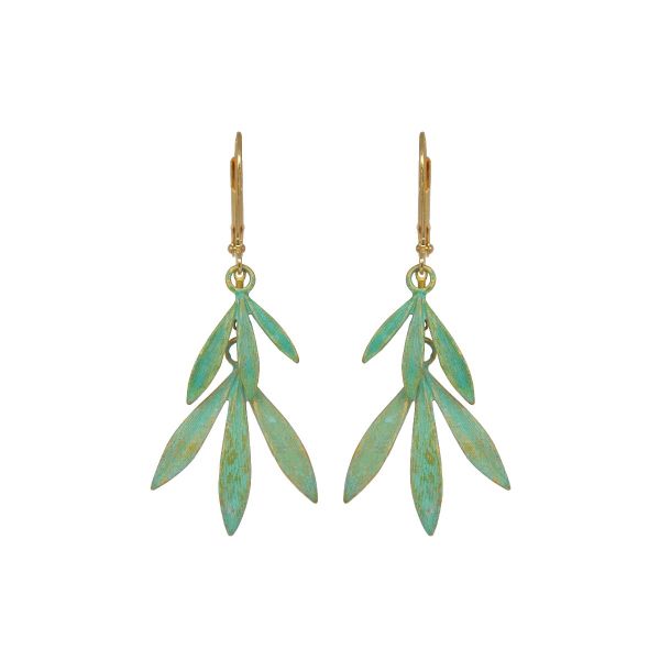 Bamboo Leaf Earrings