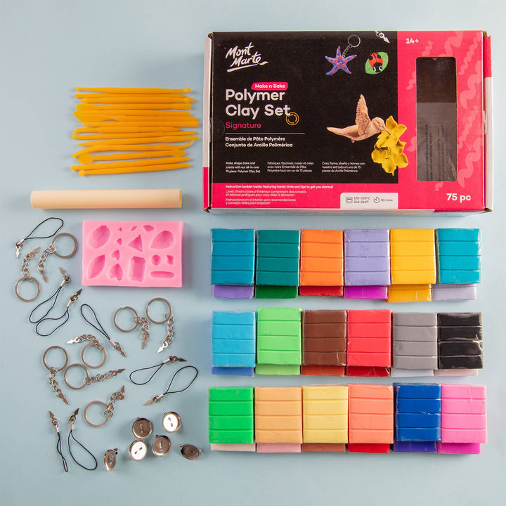 Make n Bake Polymer Clay Set Signature 75pc