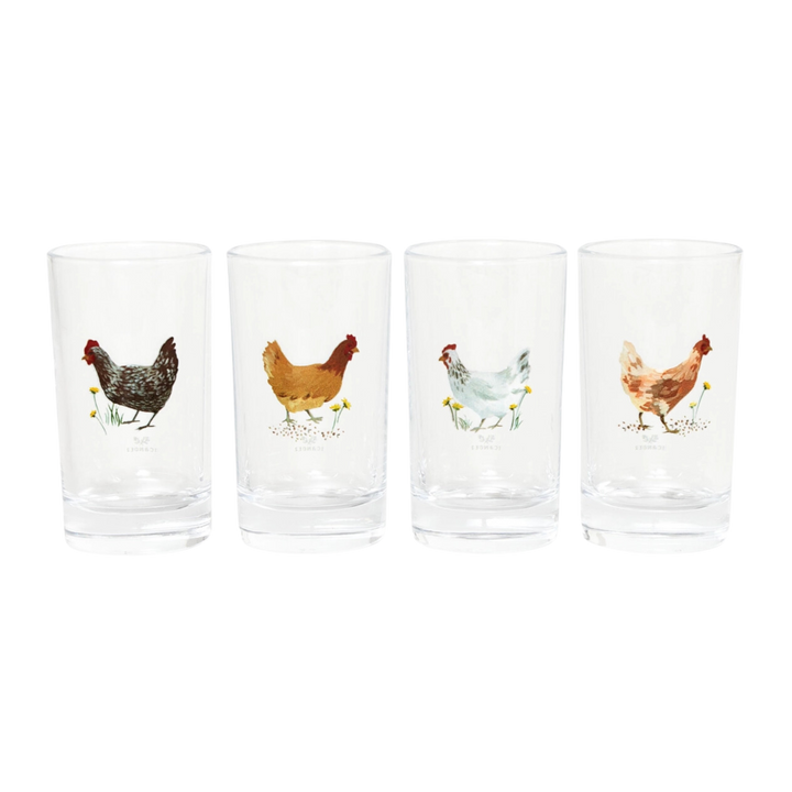 Chickens Mini Juice Glass