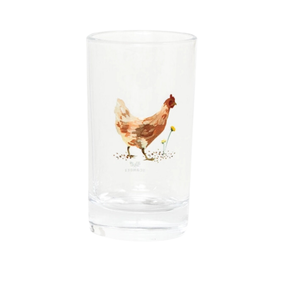 Chickens Mini Juice Glass