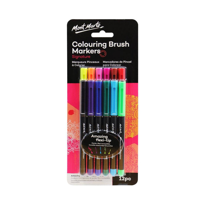 Coloring Brush Markers Signature 12pc