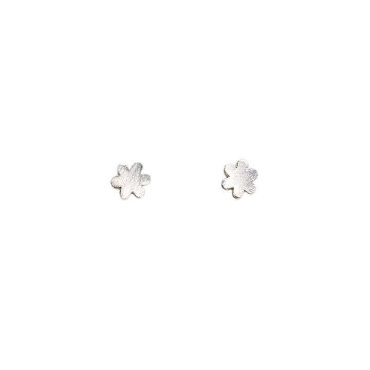 Petite Flower Studs Silver