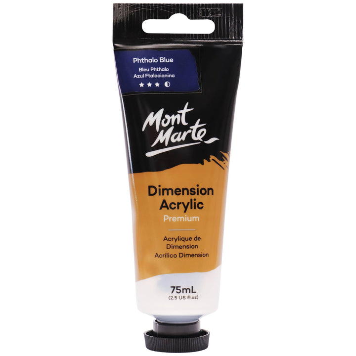 Dimension Acrylic Premium 75ml (2.5 US fl. oz.) Tube: Cyan