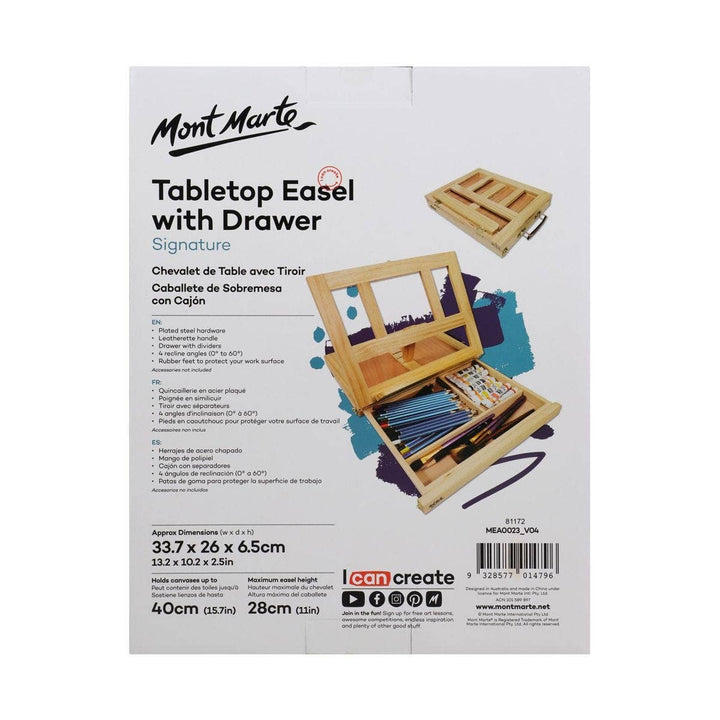 Table Easel with Drawer Signature