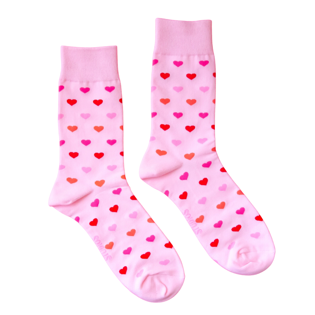 Heart Crew Socks