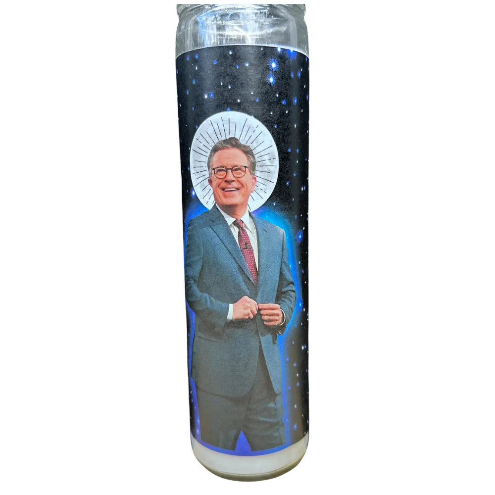 Stephen Colbert Prayer Candle