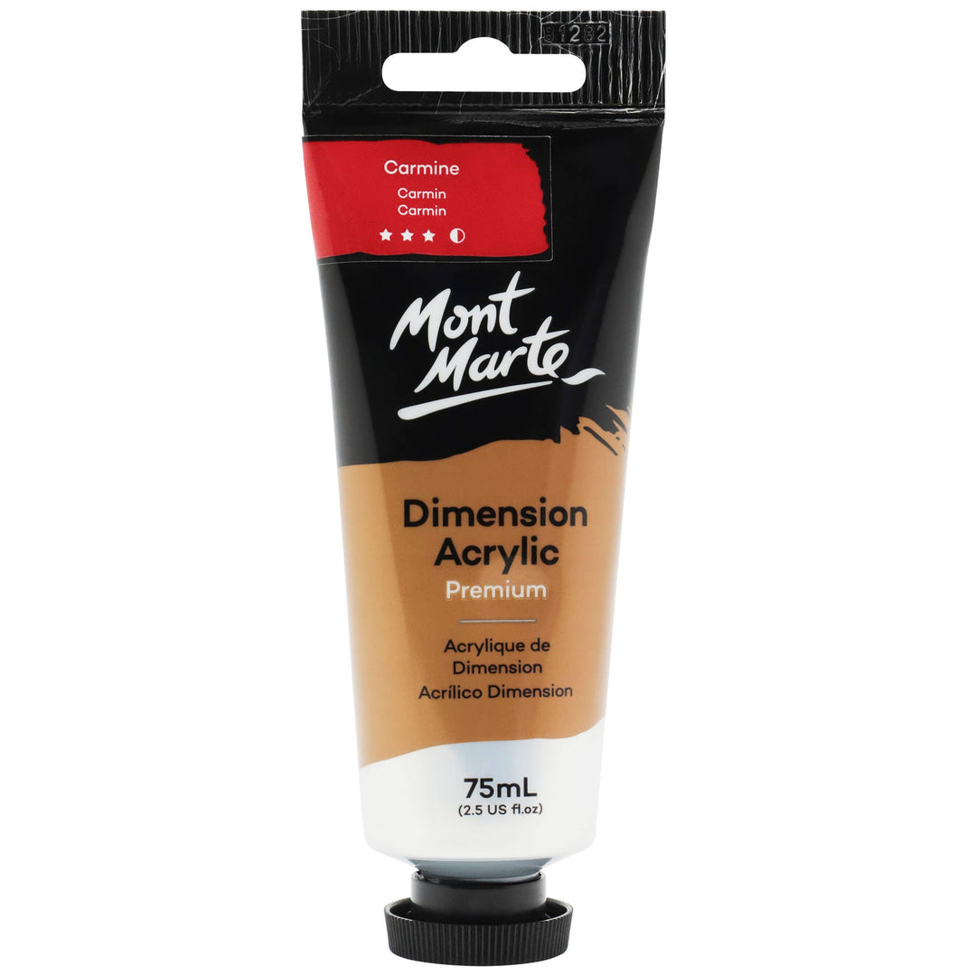 Dimension Acrylic Premium 75ml (2.5 US fl. oz.) Tube: Carmine