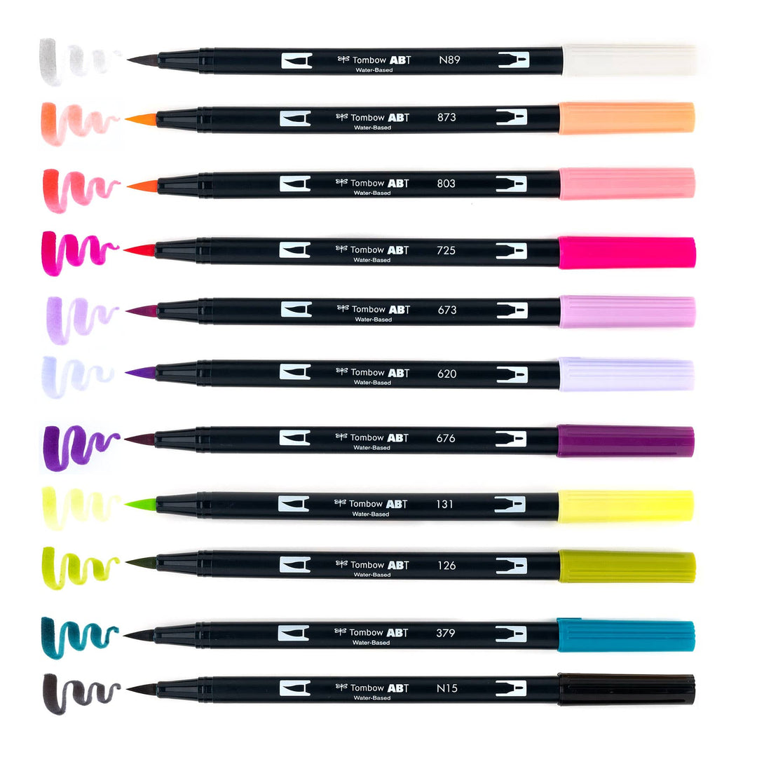 Dual Brush Pen Art Markers, Lettering Favorites, Bonus Pack