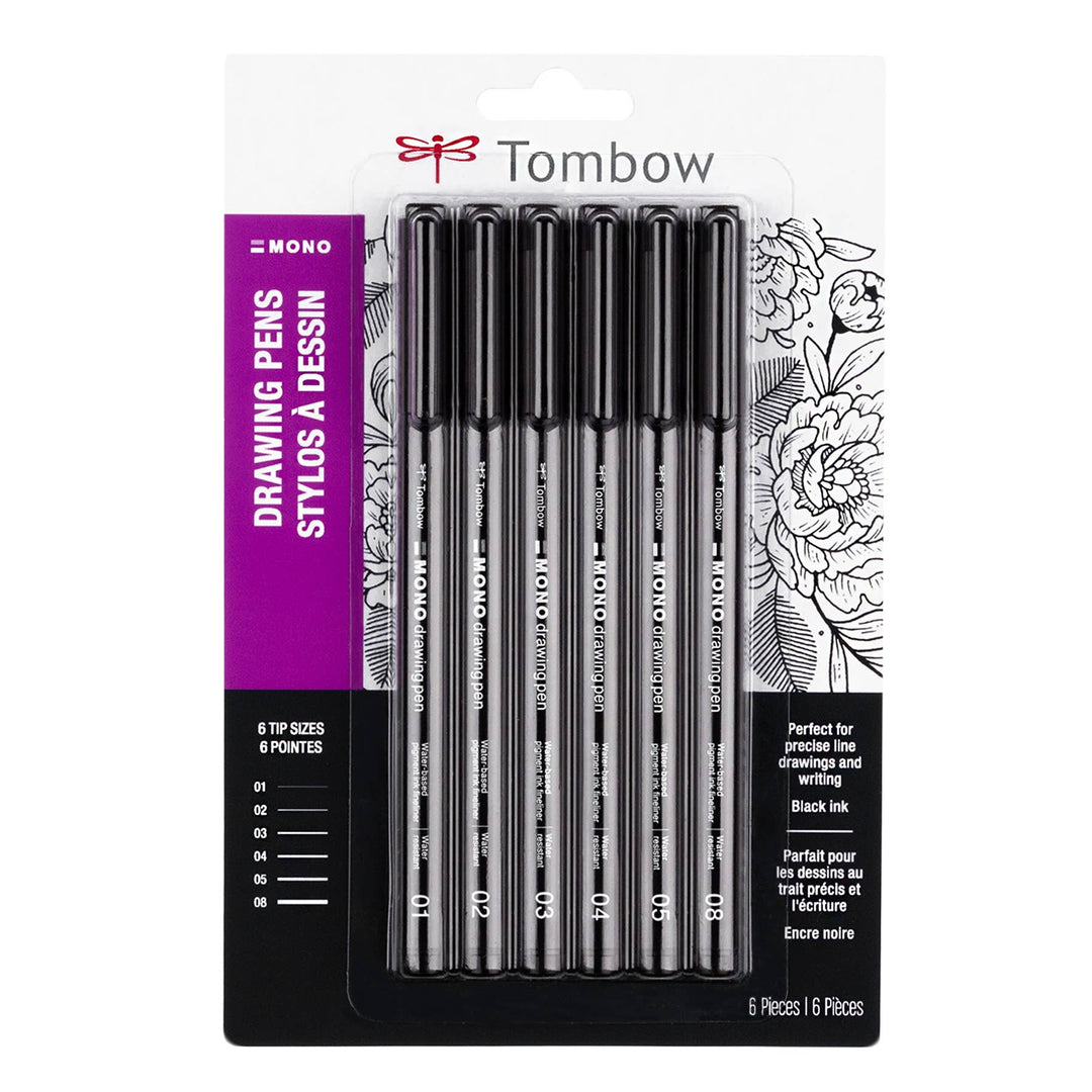 MONO Drawing Pens - 6-Pack