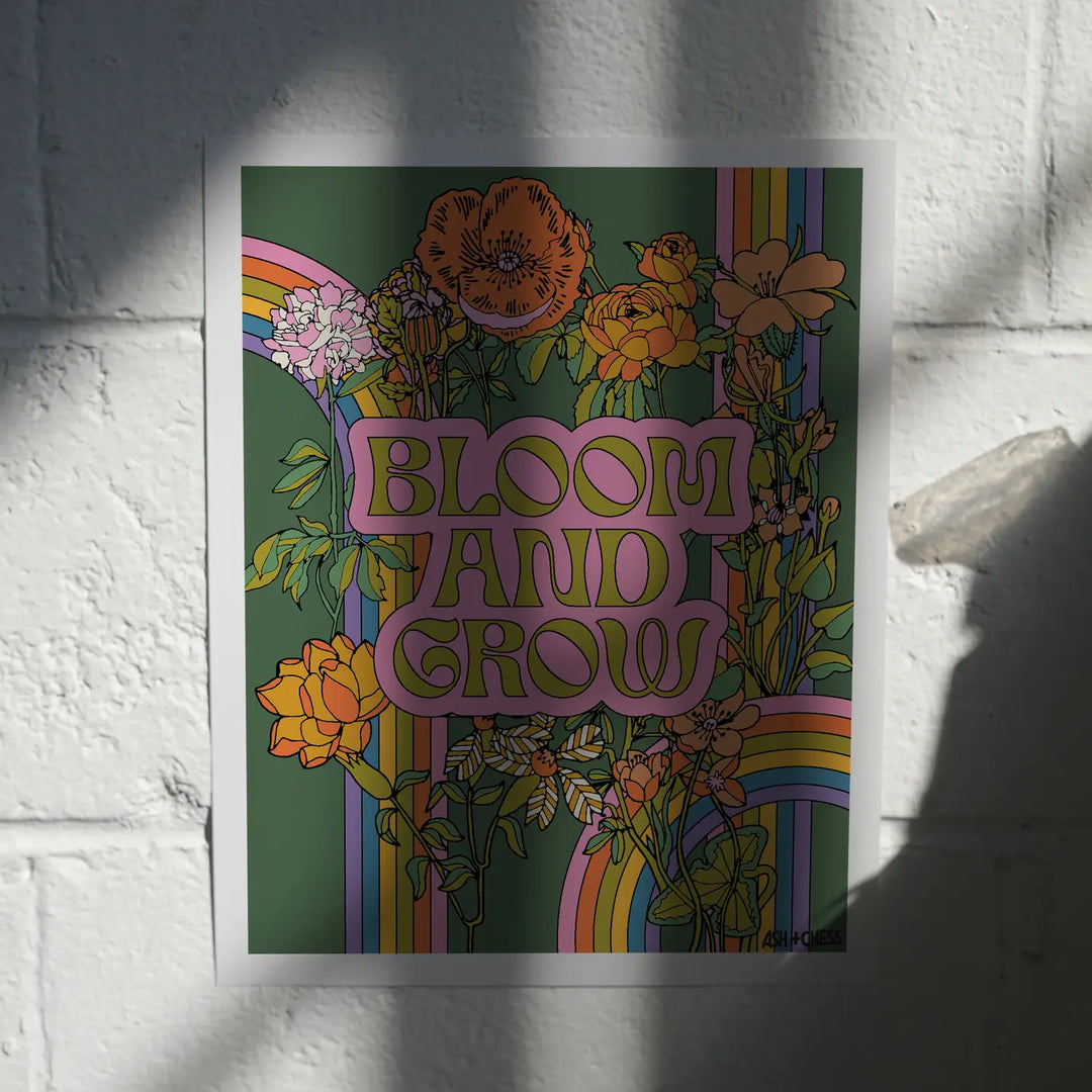 Bloom and Grow 11 x 14 Art Print