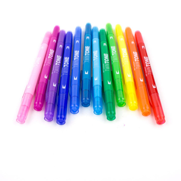 TwinTone Marker Set: Rainbow - 12-Pack