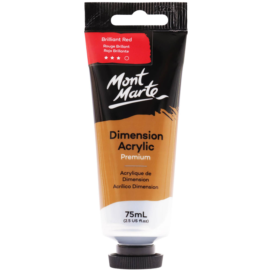 Dimension Acrylic Premium 75ml (2.5 US fl. oz.) Tube: Carmine