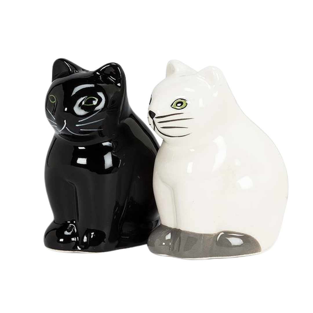 Sitting Cat Salt & Pepper Shakers