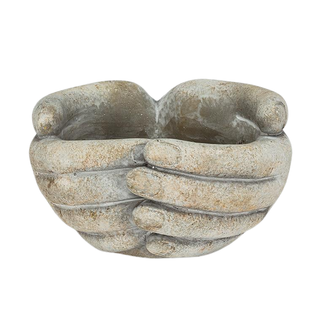 Small Cupping Hands Planter