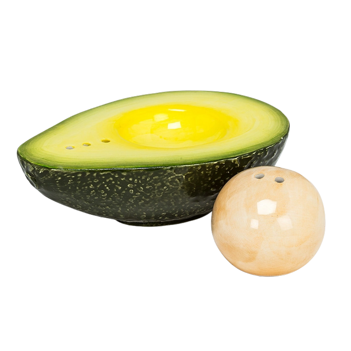Avocado & Pit Salt & Pepper Shaker Set