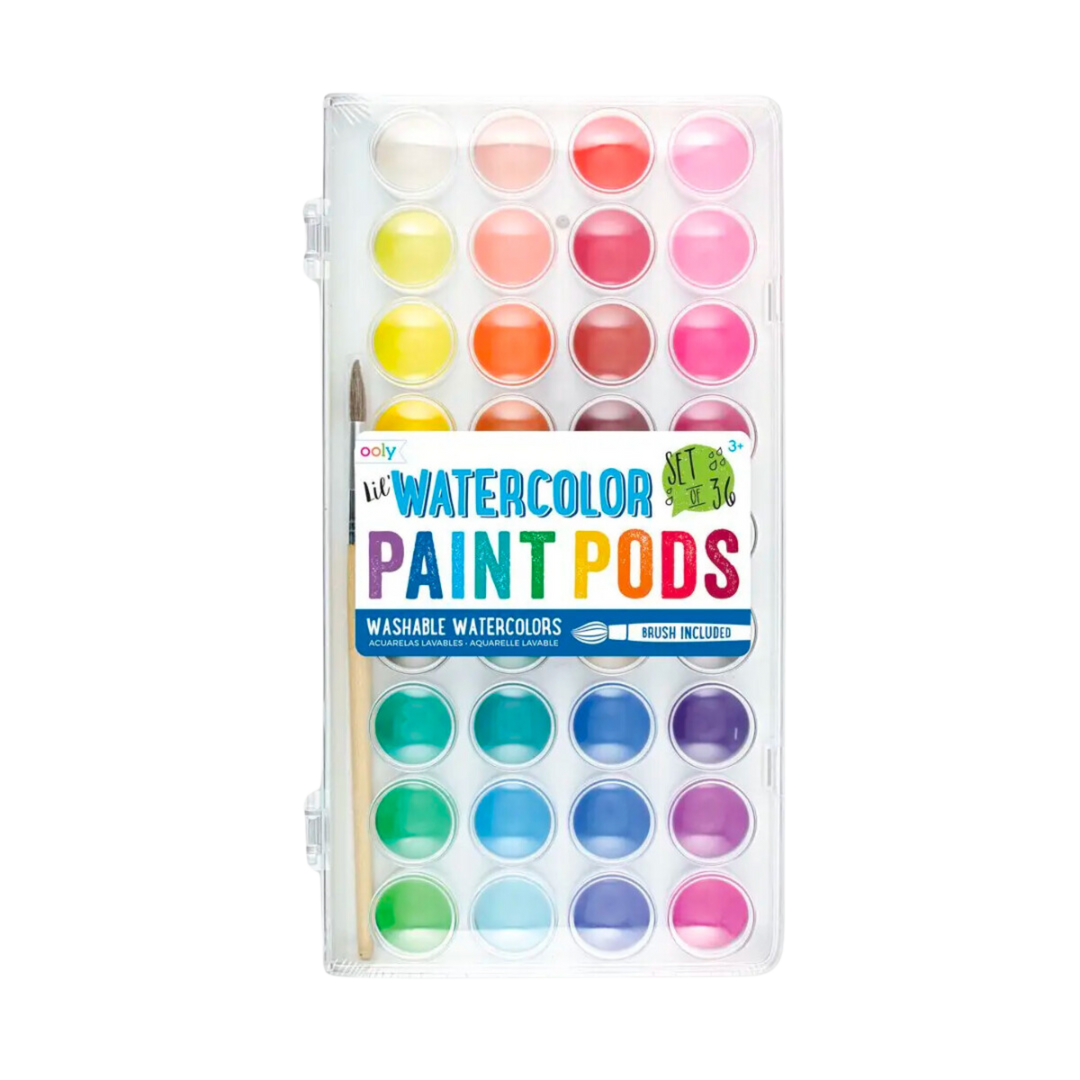 Lil' Paint Pods Watercolor Paint - Set of 36