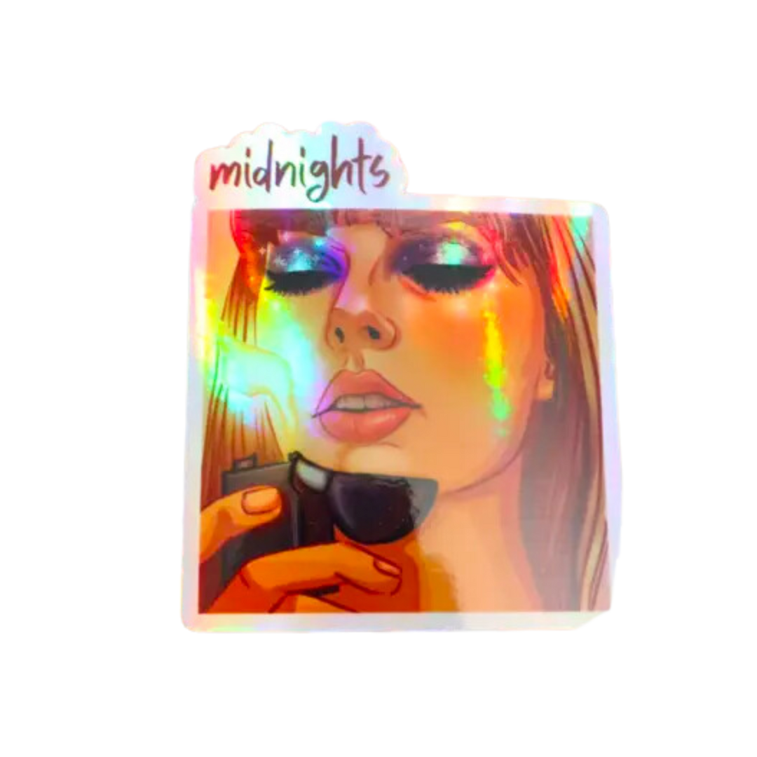 Taylor Swift Midnights Holographic Sticker