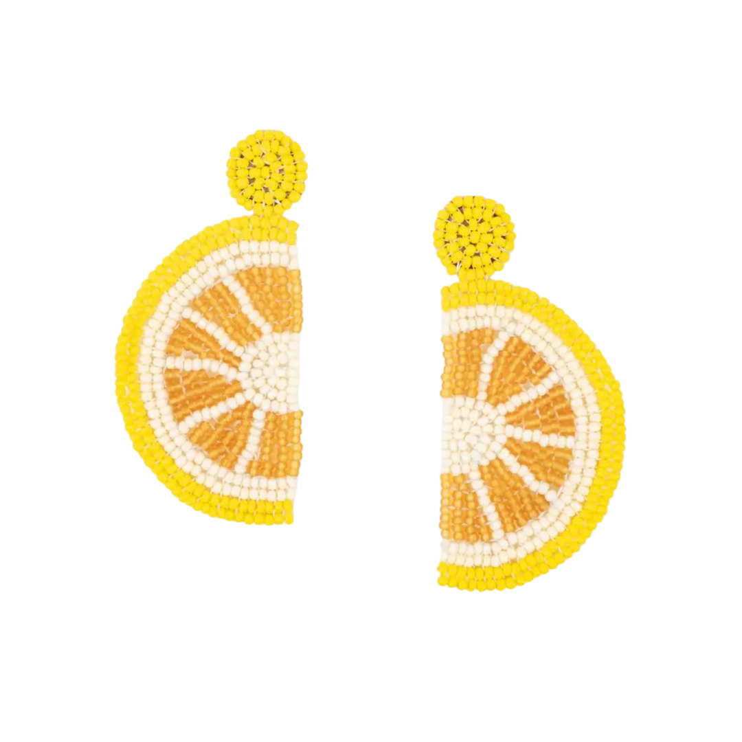 Lemon Slice Post Earrings