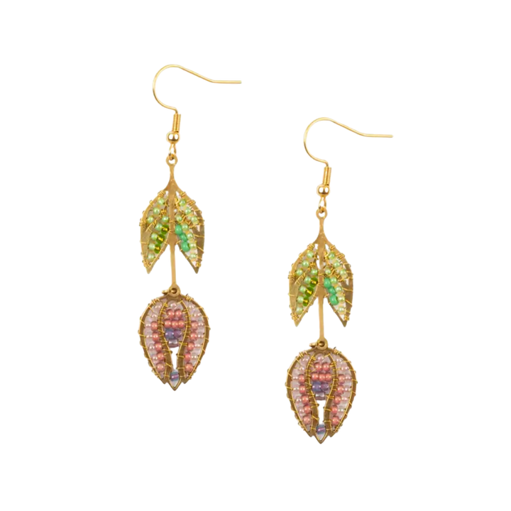 Hanging Tulip Earrings
