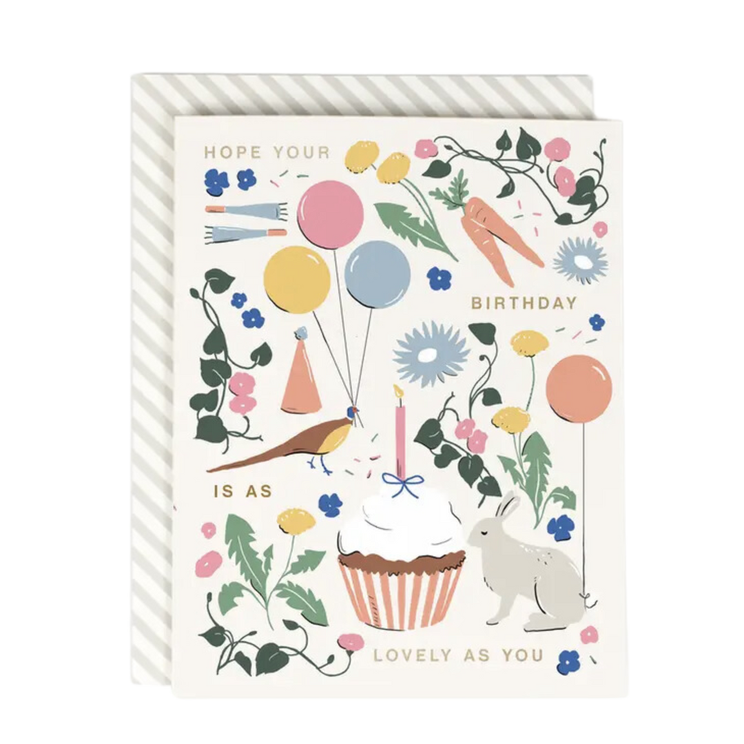 As Lovely As You Are Birthday Card