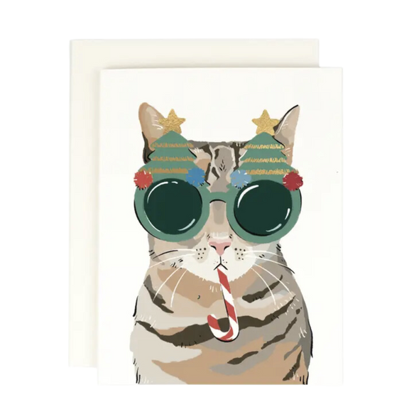 Merry Cat 2.0 Holiday Greeting Card