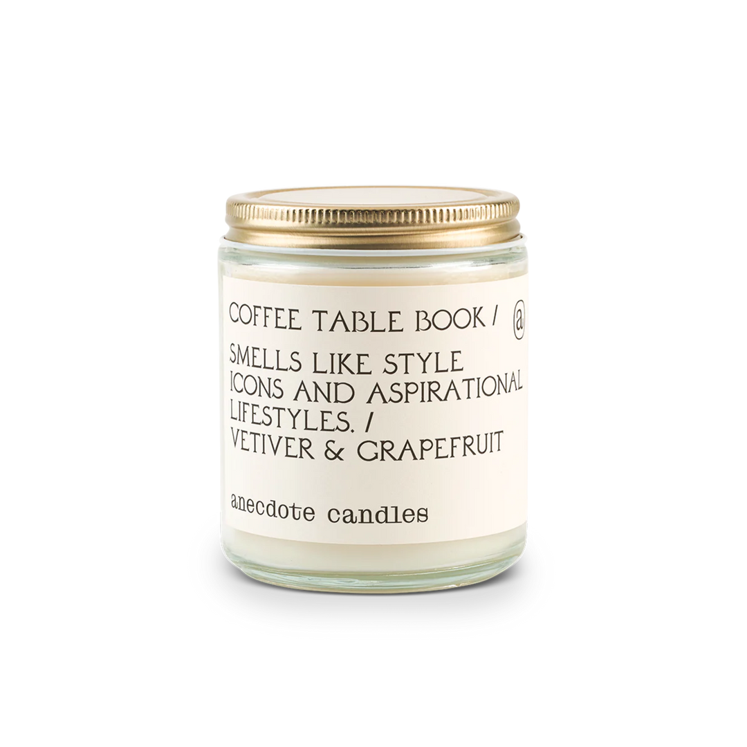 Coffee Table Book Candle (Vetiver & Grapefruit)
