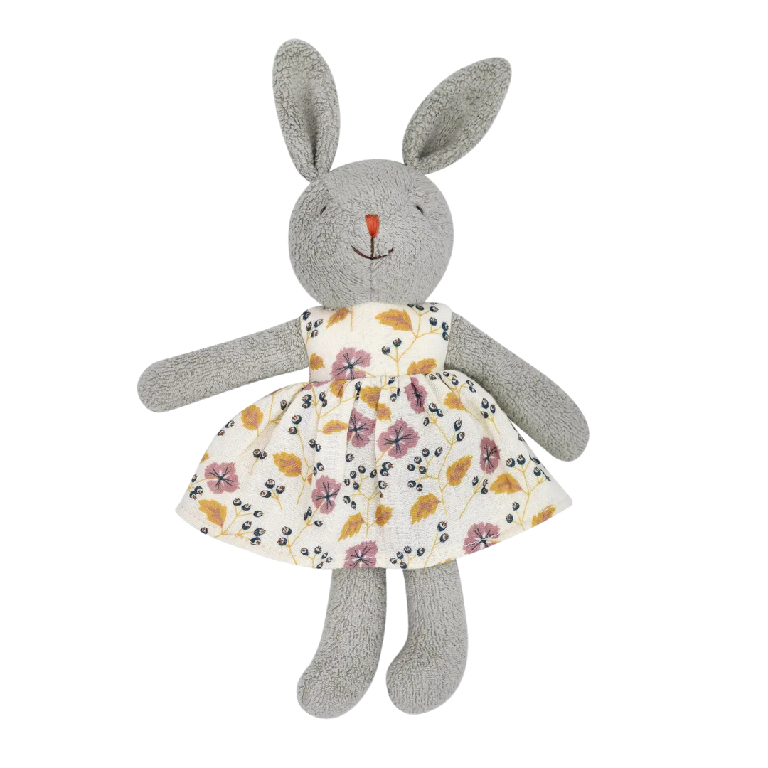 Little Bunny Plush Pink Flower