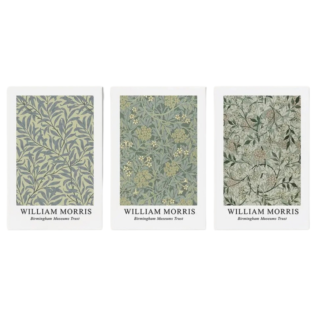 Large William Morris Floral Pattern Wall Art Print 18x24