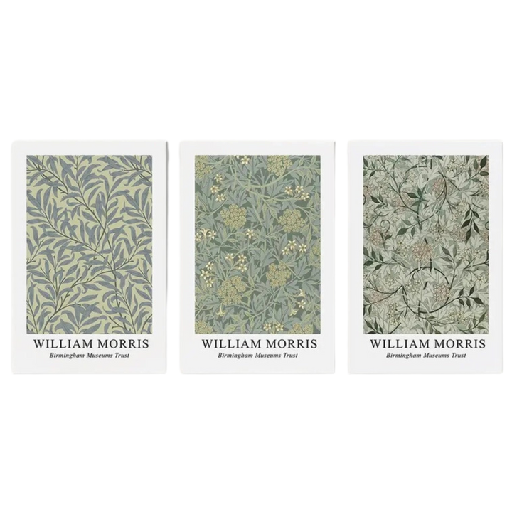 Large William Morris Floral Pattern Wall Art Print 18x24