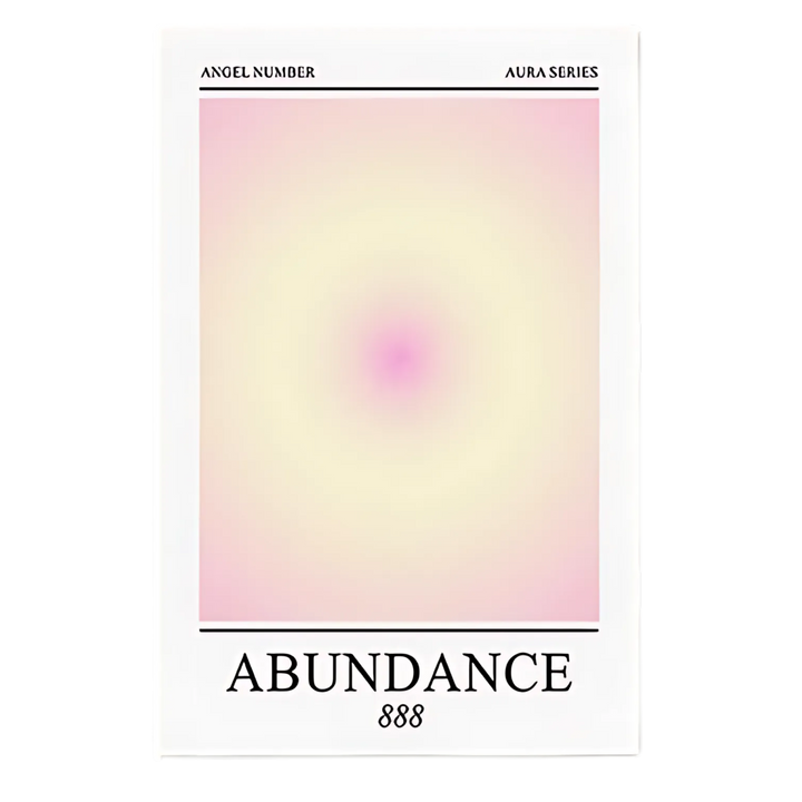 Aura Energy Spiritual Gradient Wall Art Print -18x24