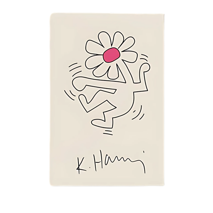 Keith Haring & Matisse Pink Poster Art Print 18x24