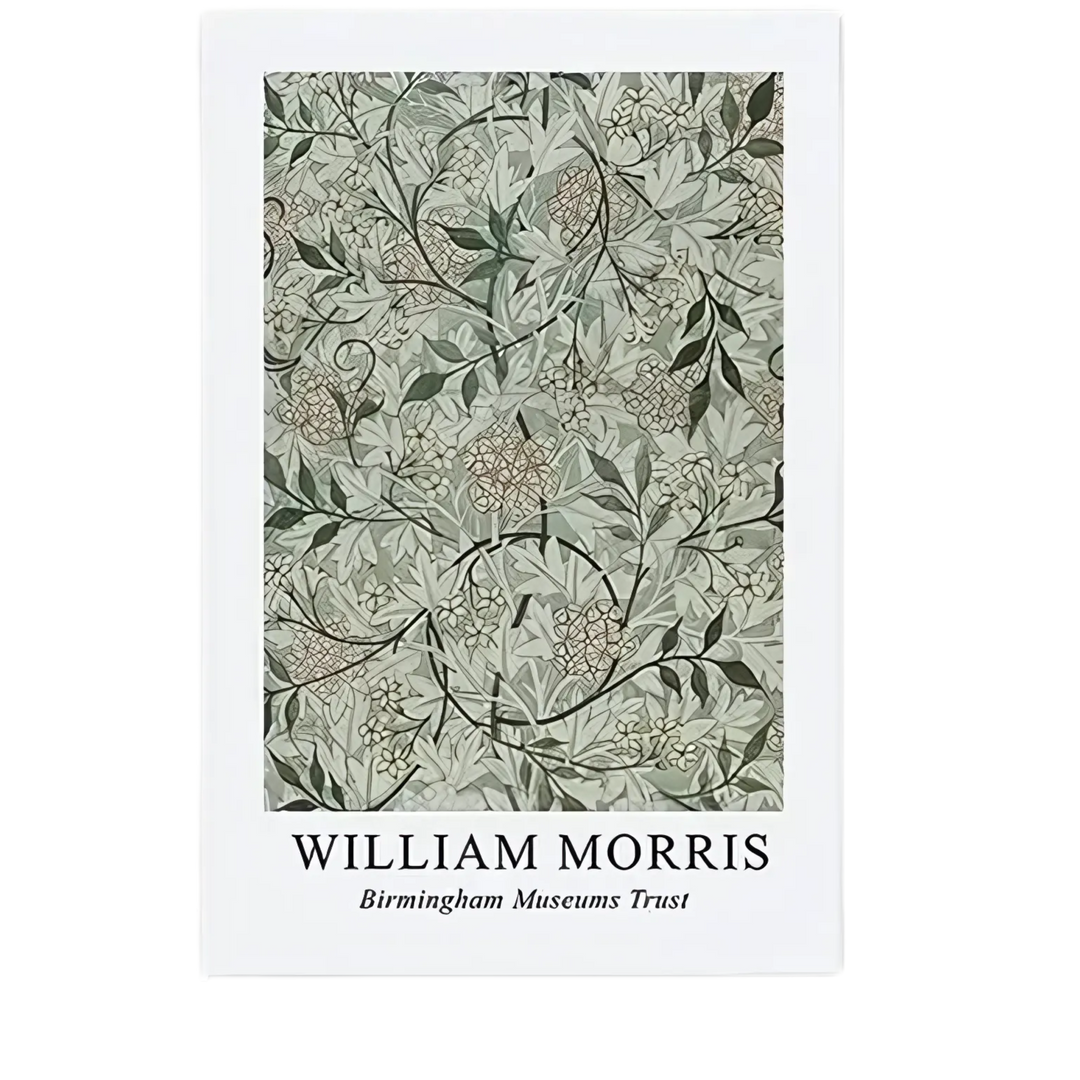 Large William Morris Floral Pattern Wall Art Print 18x24