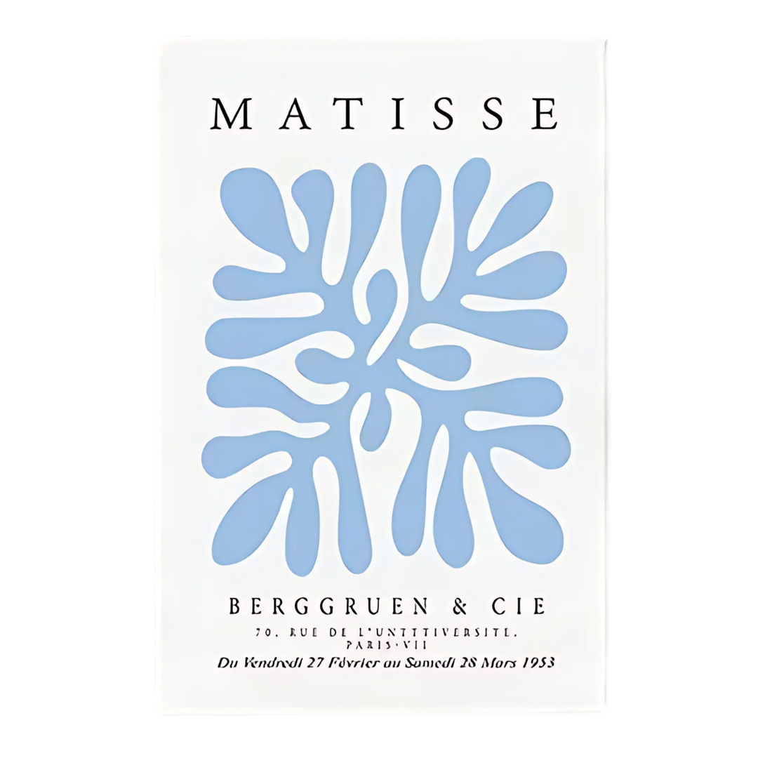 Light Blue Henri Matisse Wall Art Print 18x24