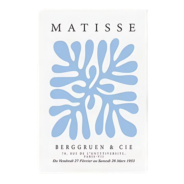 Light Blue Henri Matisse Wall Art Print 18x24
