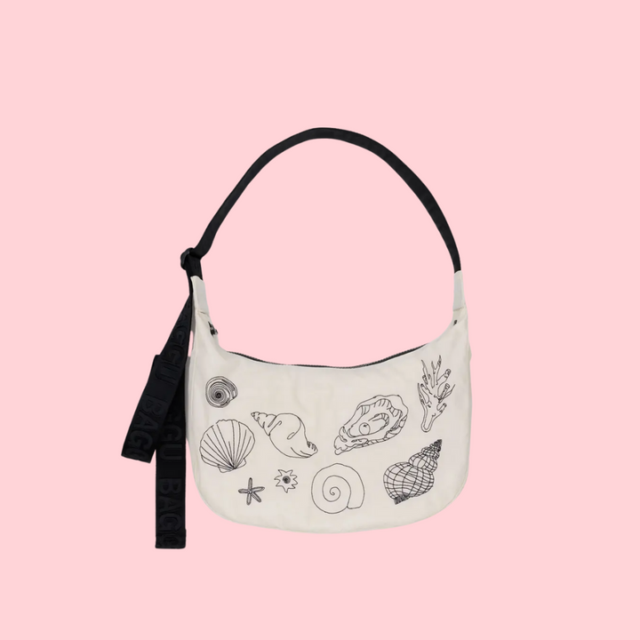 Medium Nylon Crescent Bag