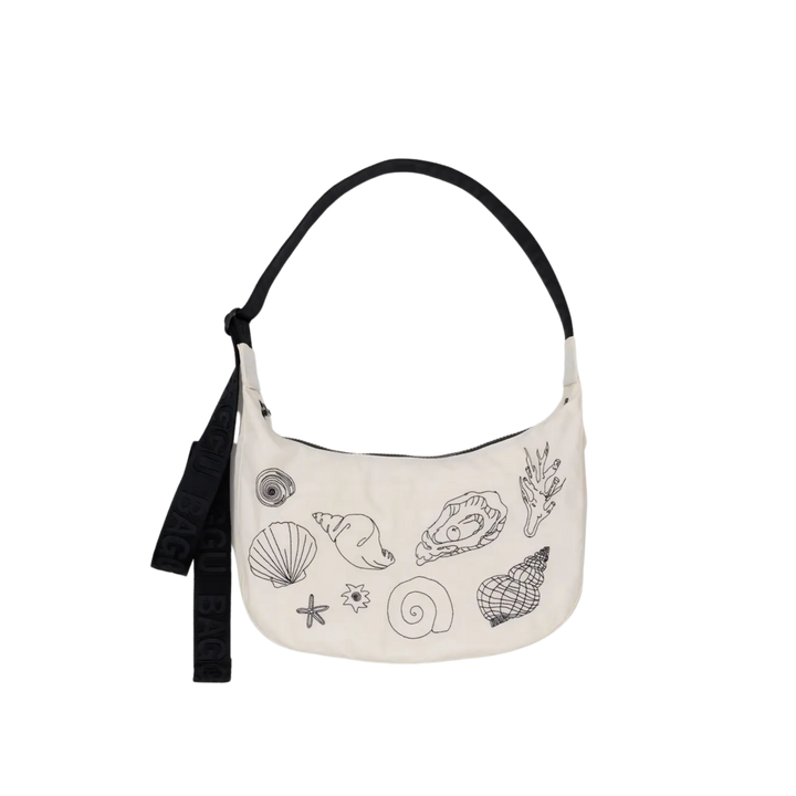 Medium Nylon Crescent Bag
