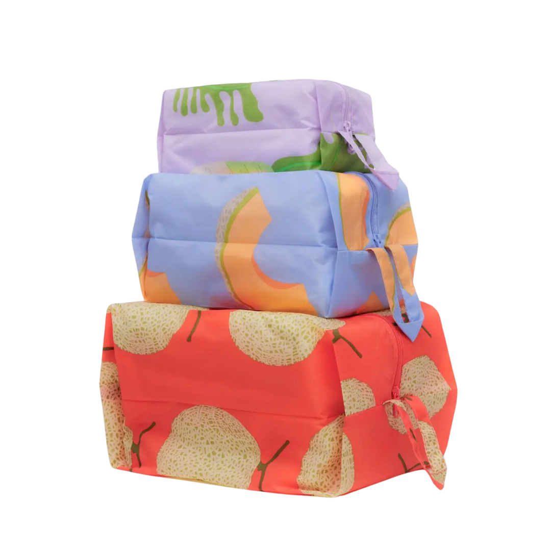 3D Zip Pouch Set