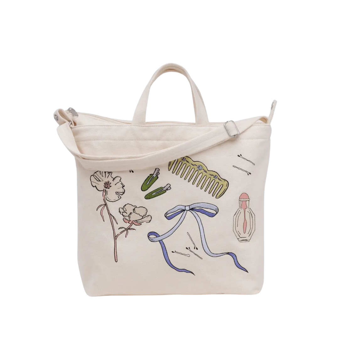 BAGGU トートバッグ Horizontal Zip Duck Bag Horizontal Zip Duck Bag – Golden Hour Gift Co