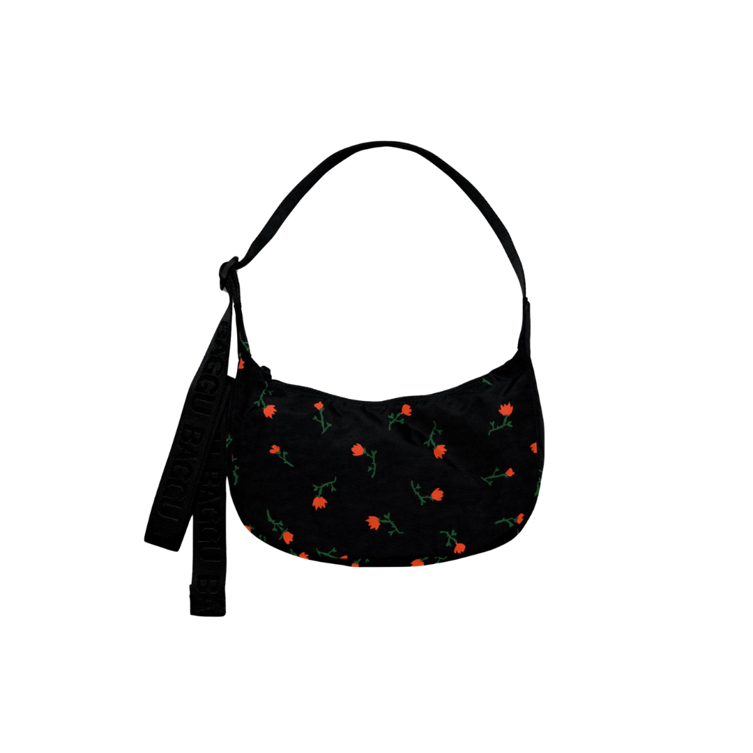 Small Nylon Crescent Bag