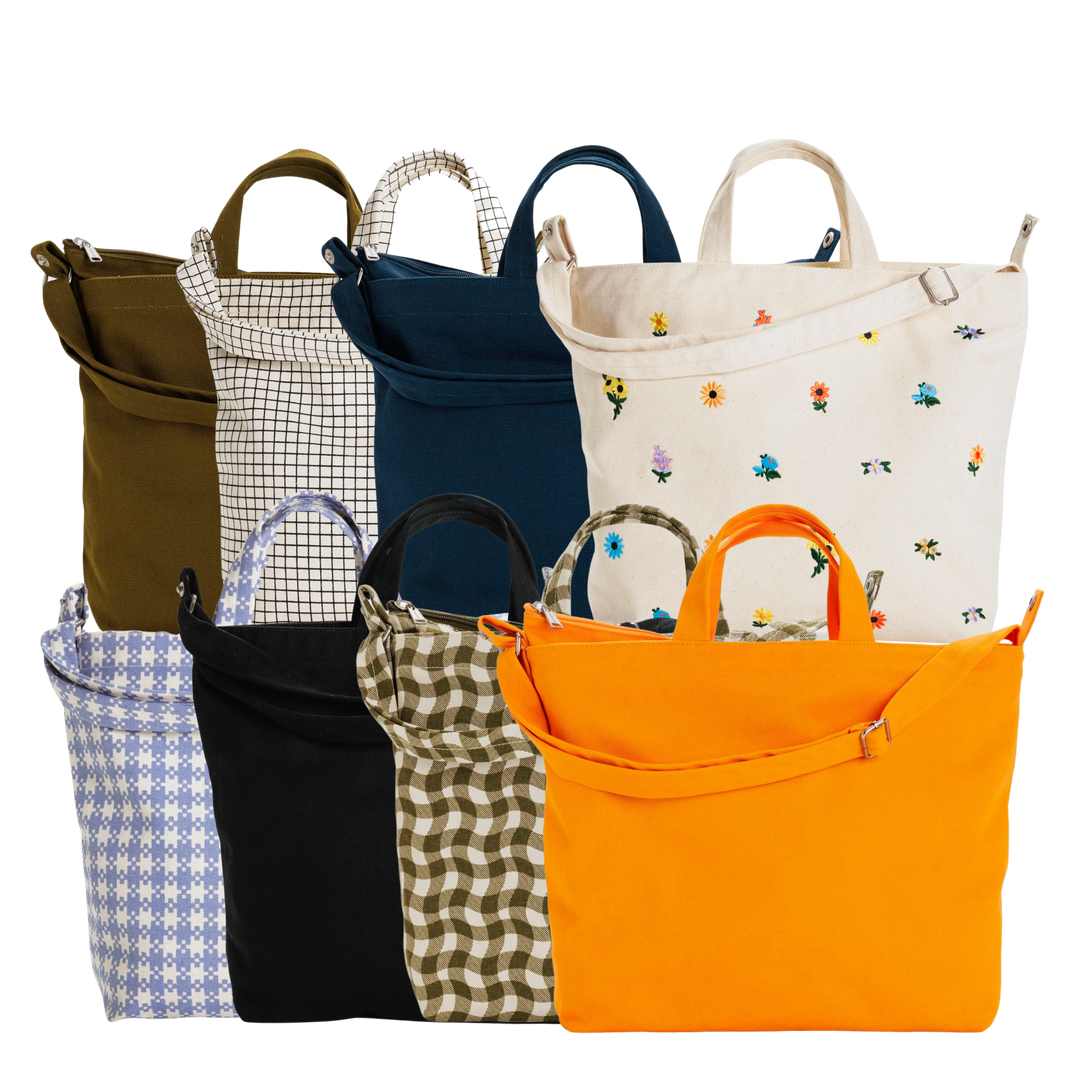 BAGGU トートバッグ Horizontal Zip Duck Bag Horizontal Zip Duck Bag – Golden Hour Gift Co