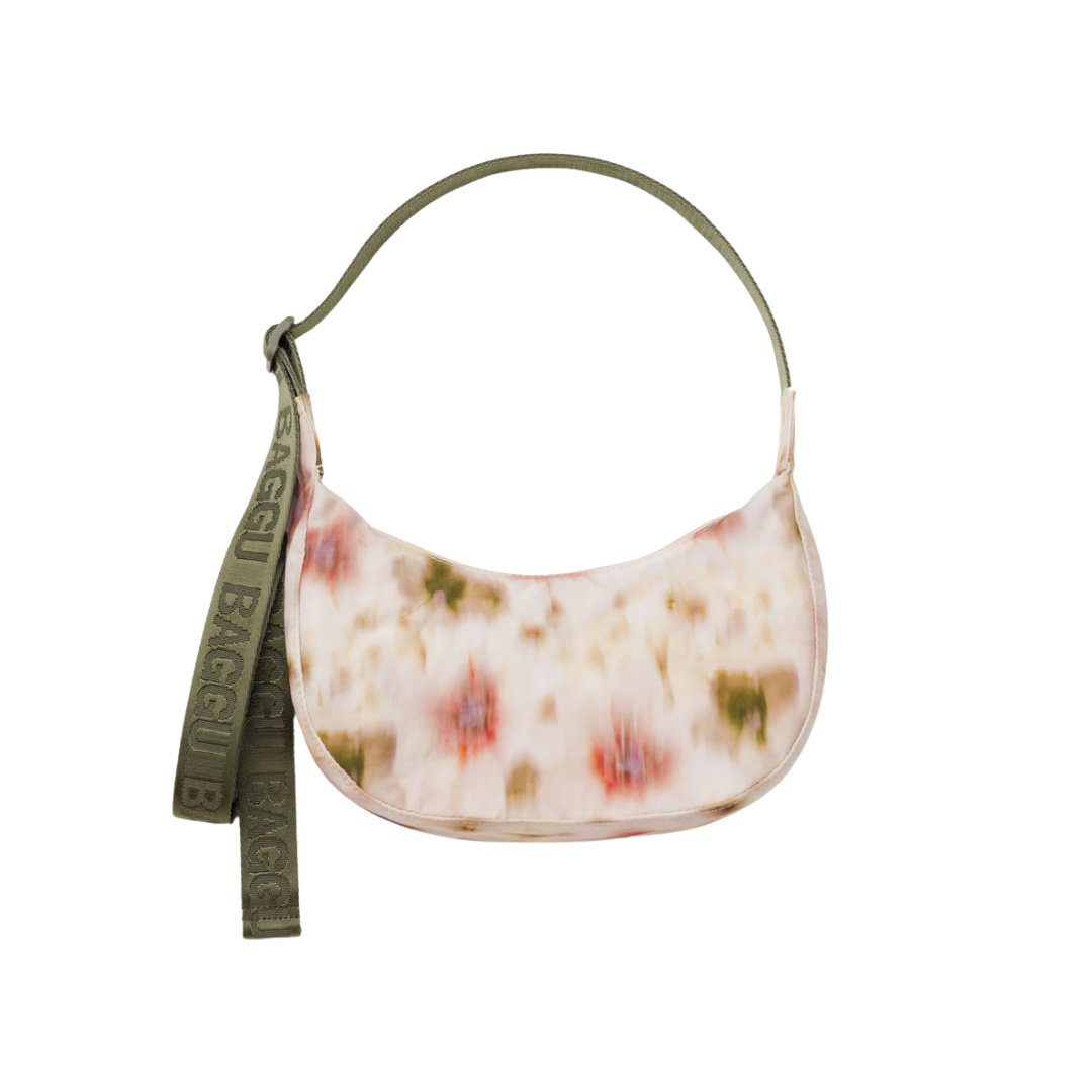 Small Nylon Crescent Bag