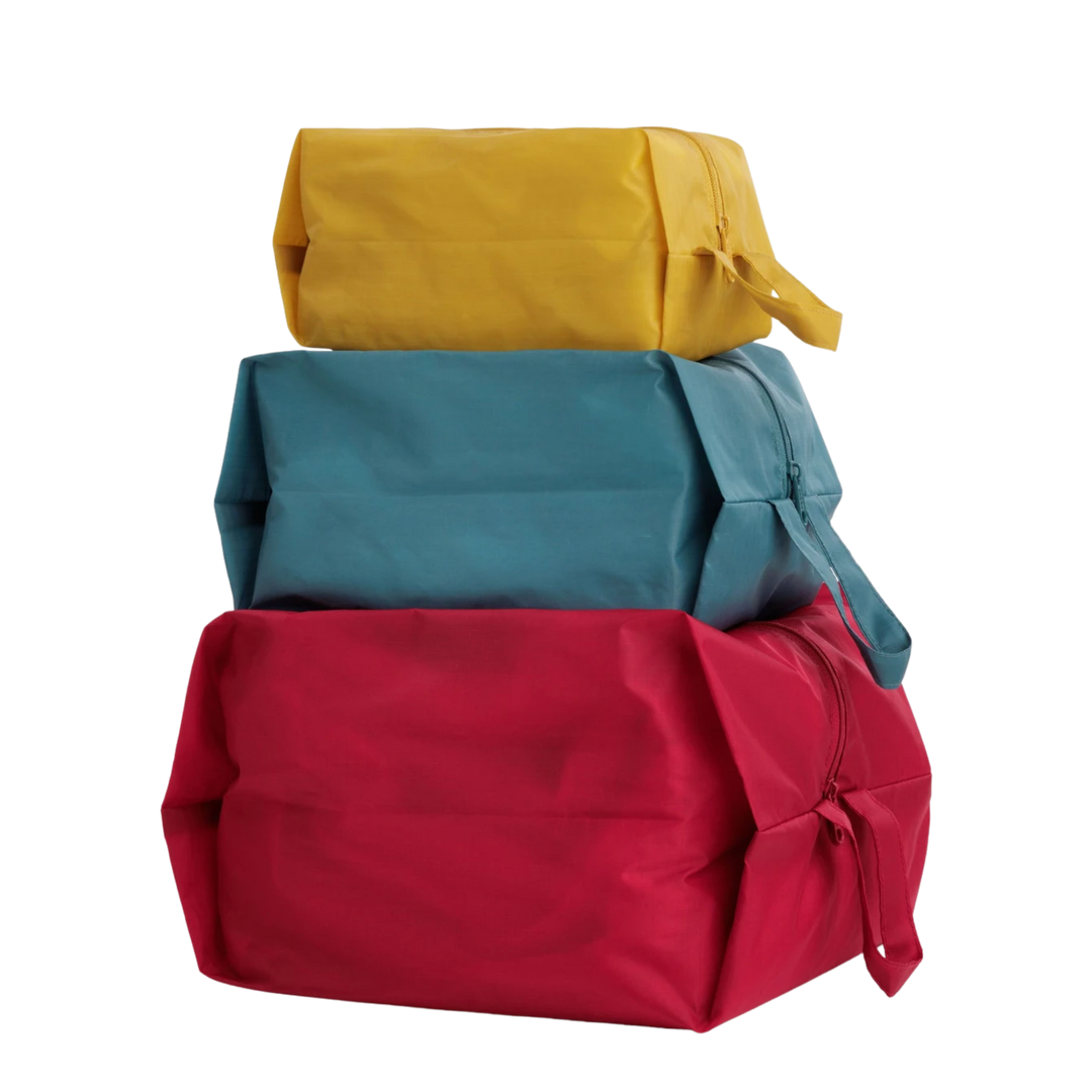 3D Zip Pouch Set