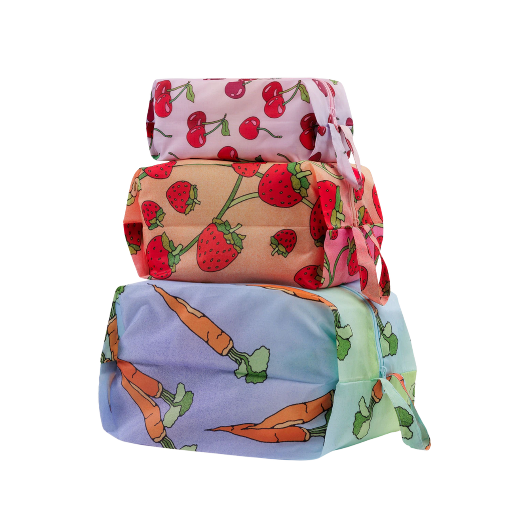 Baggu WHOLESALE 3D Zip Pouch Set