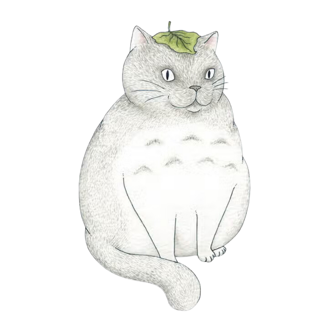 My Neighbor Kitty Cat Vinyl Sticker