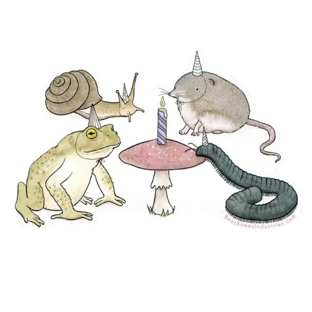 Party Animals Vinyl Sticker