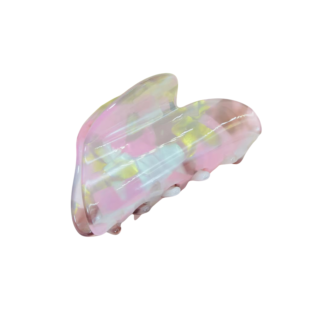 Pearlescent Fin Claw Clip