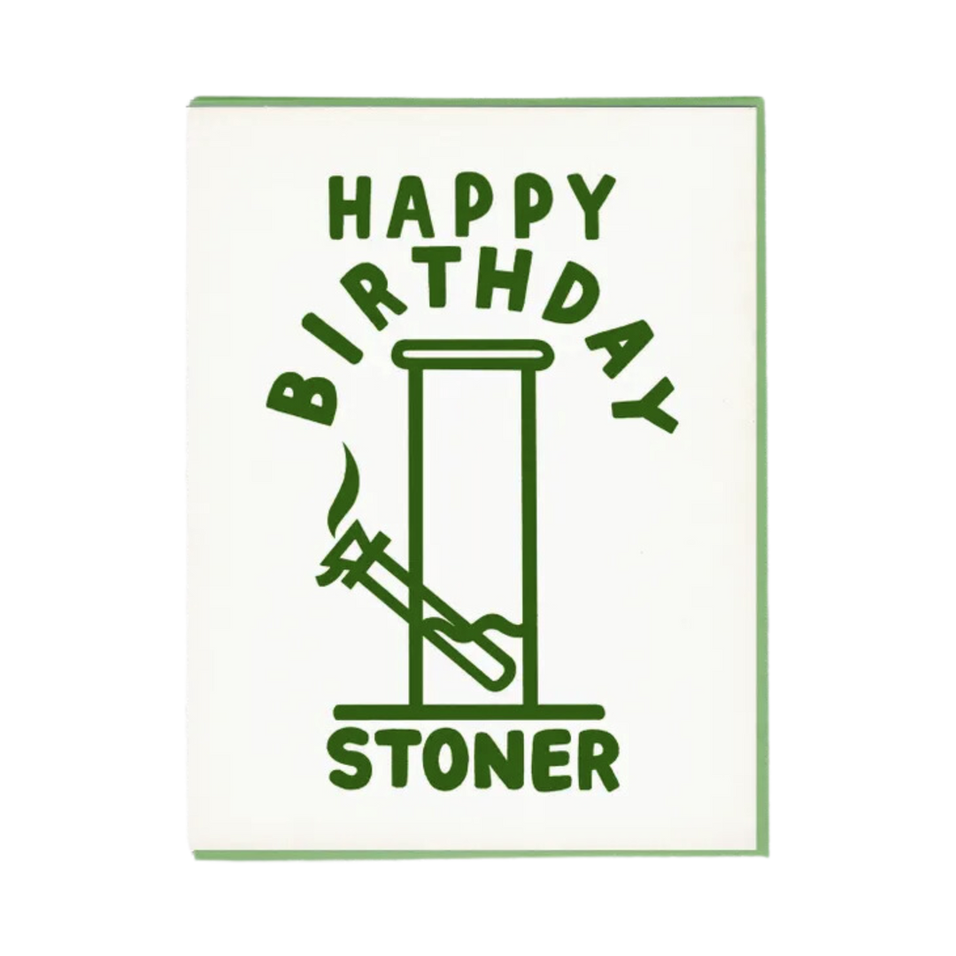 Stoner Birthday letterpress card