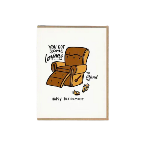 Laziness Retirement Card