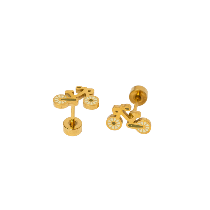 Bike Stud Earrings